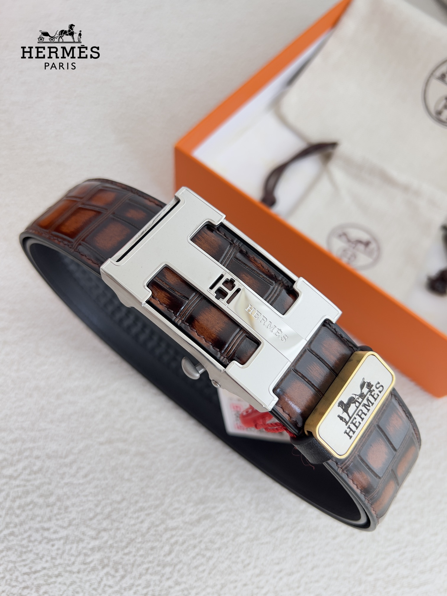 【Hermès】(エルメス) 3.5cmベルト メンズ 240903