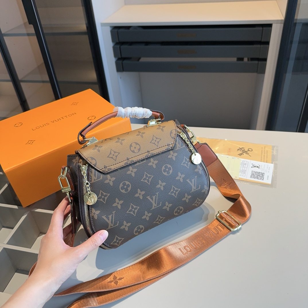 【LOUIS VUITTON 公式旗艦店】ルイヴィトン  ハンドバッグ 当日出荷 好評に付き再入荷！24*18*9CM  1240722