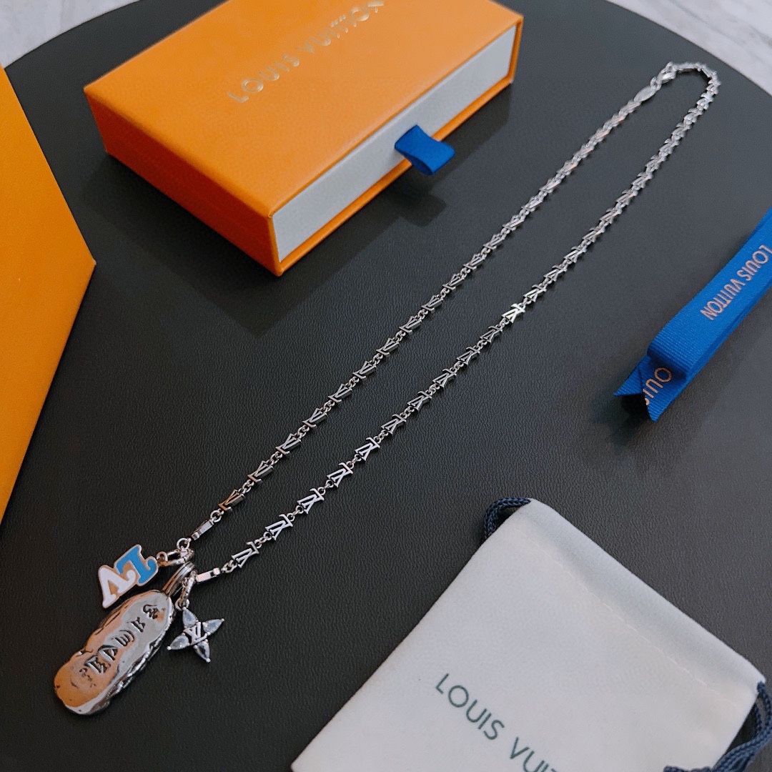 【LOUIS VUITTON】ネックレス、新しいネックレス万能シンプルファッションオーナメント