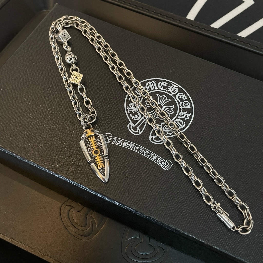 【CHROME HEARTS】ネックレス、新しいネックレス万能シンプルファッションオーナメント 240727