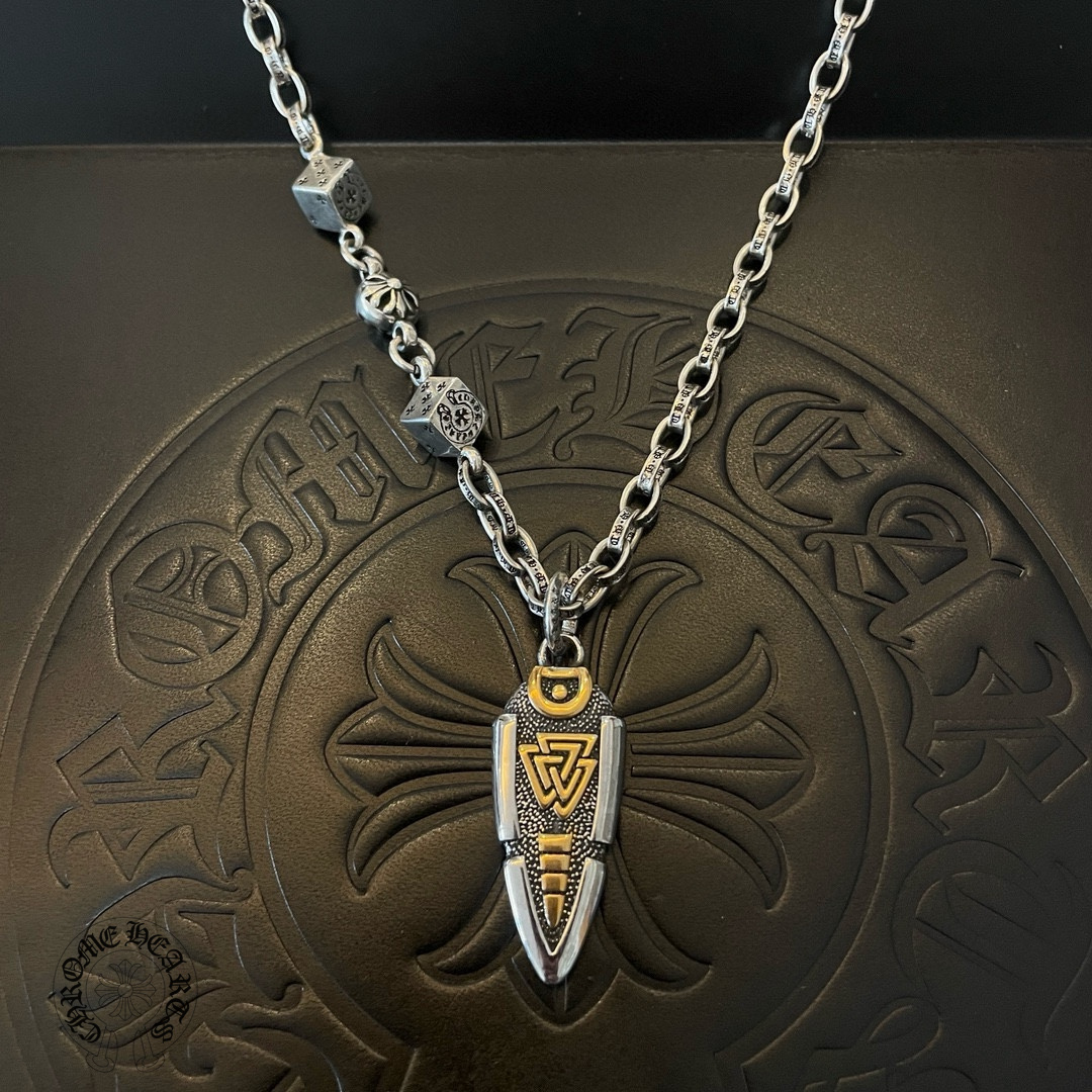 【CHROME HEARTS】ネックレス、新しいネックレス万能シンプルファッションオーナメント 240727