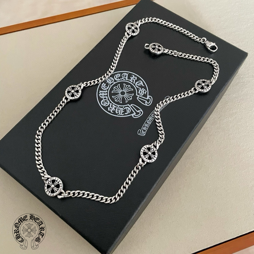 【CHROME HEARTS】ネックレス、新しいネックレス万能シンプルファッションオーナメント 240727