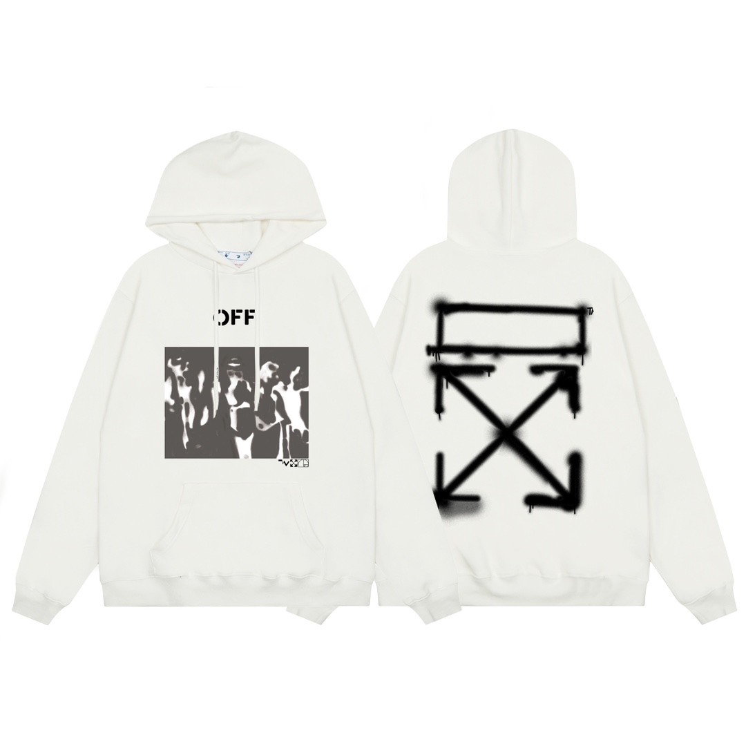 【OFF-WHITE  公式旗艦店】オフホワイトパーカースウェットご好評に付き再入荷 240806