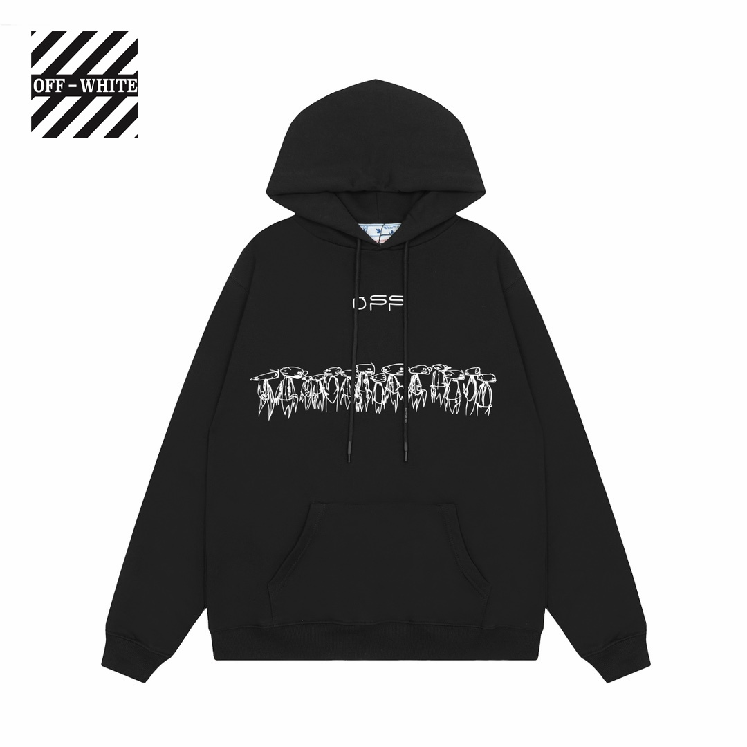【OFF-WHITE  公式旗艦店】オフホワイトパーカースウェットご好評に付き再入荷 240806