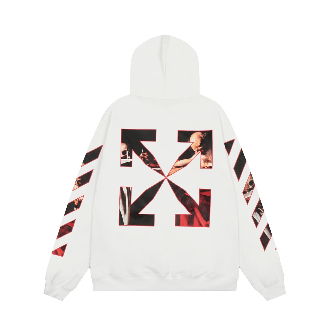 【OFF-WHITE  公式旗艦店】オフホワイトパーカースウェットご好評に付き再入荷 240806