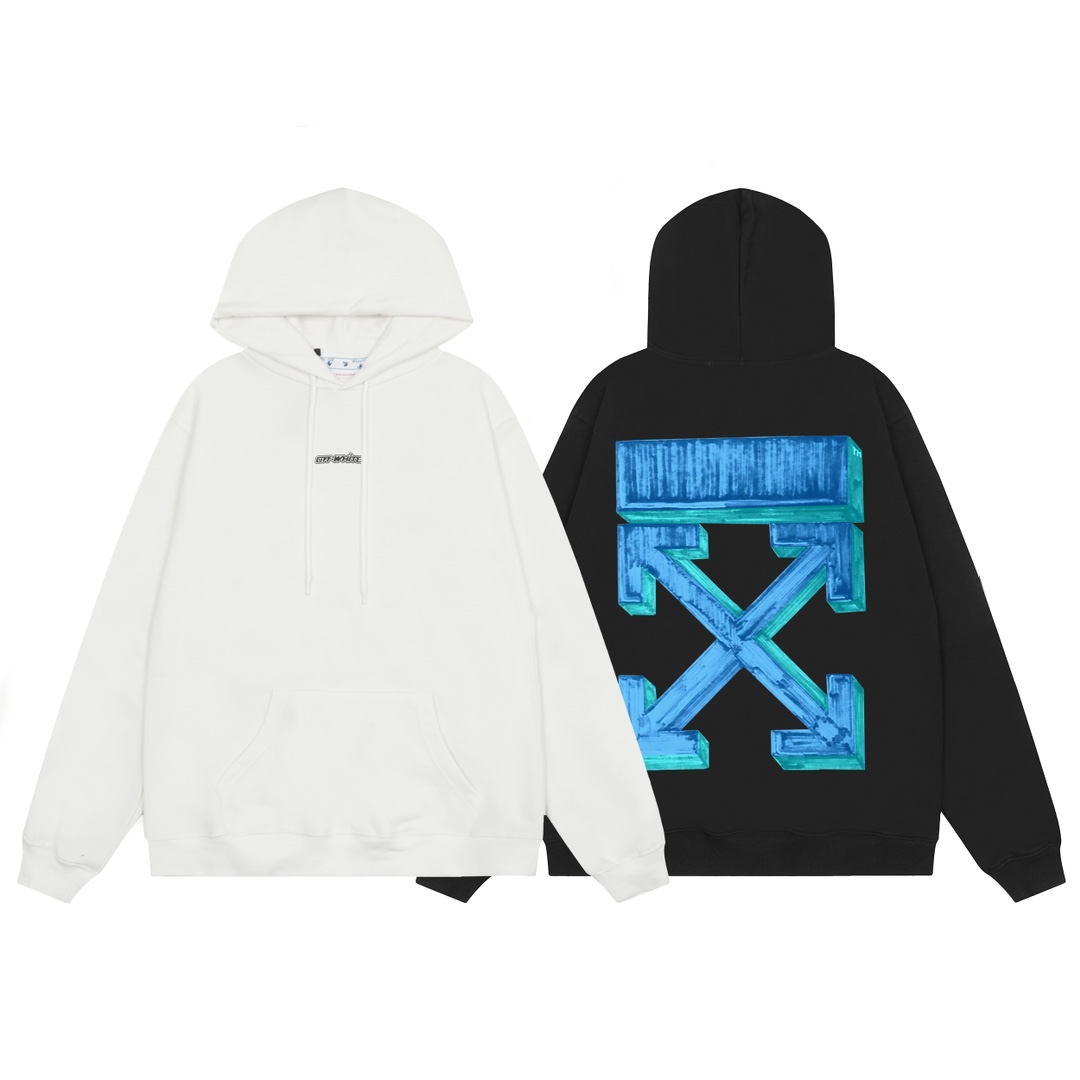 【OFF-WHITE  公式旗艦店】オフホワイトパーカースウェットご好評に付き再入荷 240806