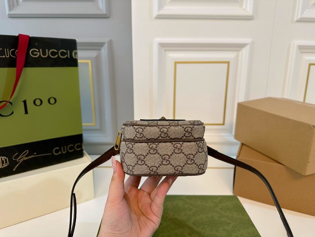 【GUCCI 公式旗艦店】グッチ 斜めがけバッグ 当日出荷 好評に付き再入荷！12*17CM  240724