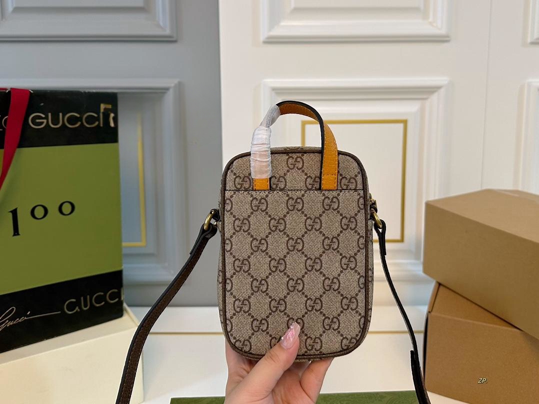 【GUCCI 公式旗艦店】グッチ 斜めがけバッグ 当日出荷 好評に付き再入荷！12*17CM  240724