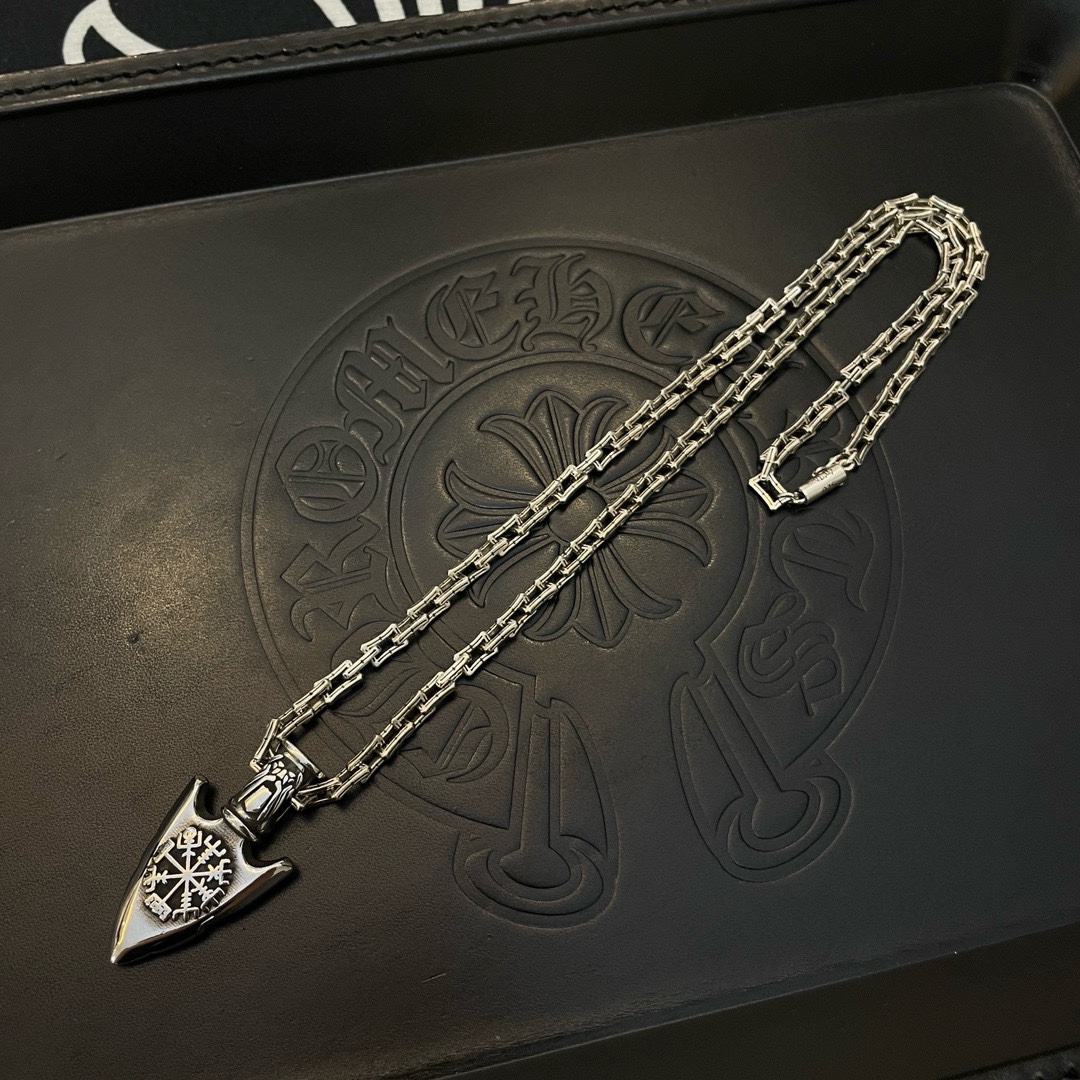 【CHROME HEARTS】ネックレス、新しいネックレス万能シンプルファッションオーナメント 240727