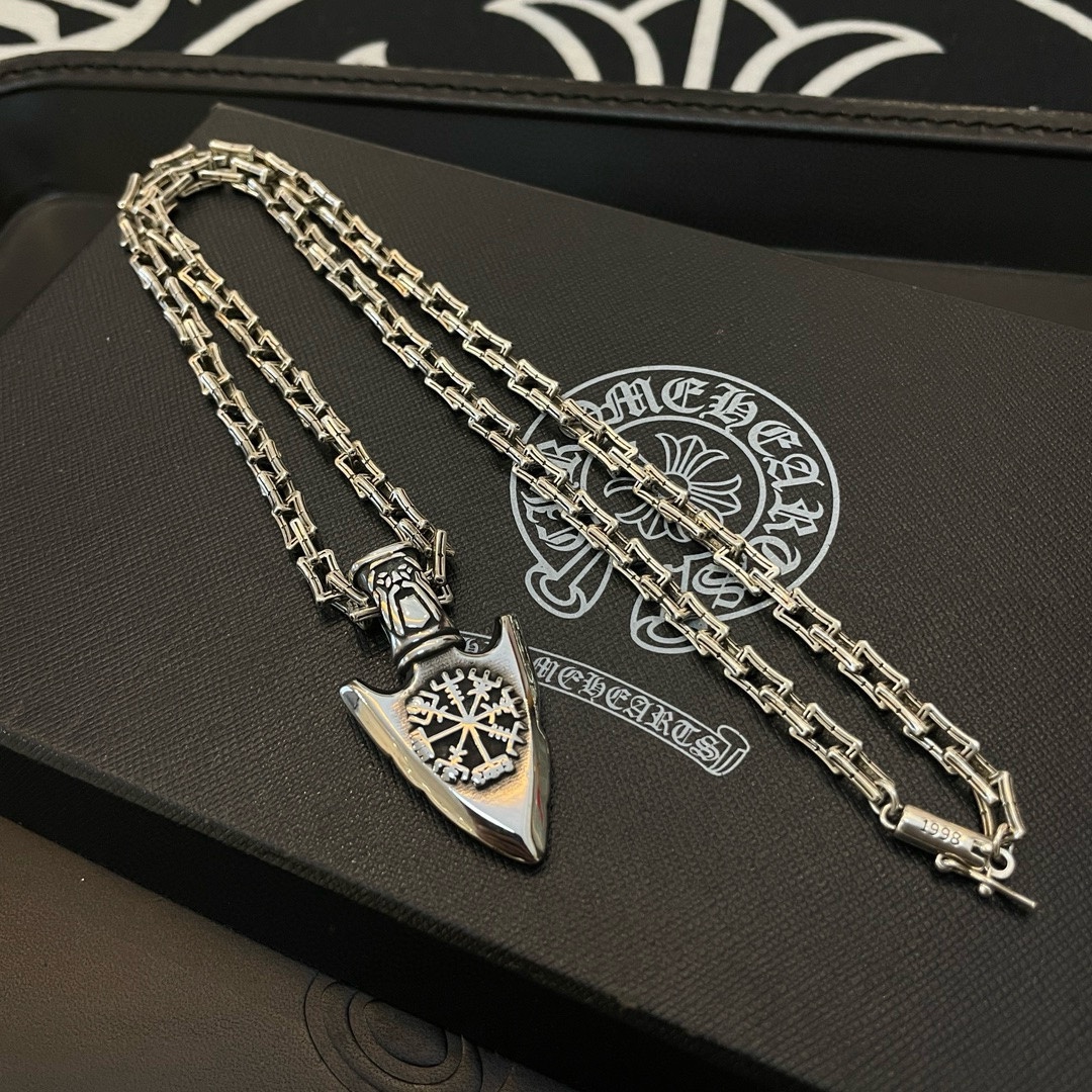 【CHROME HEARTS】ネックレス、新しいネックレス万能シンプルファッションオーナメント 240727