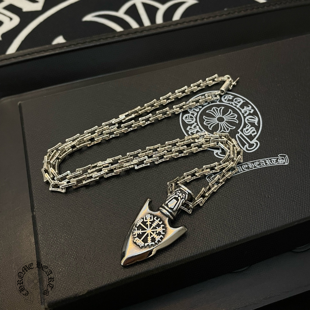 【CHROME HEARTS】ネックレス、新しいネックレス万能シンプルファッションオーナメント 240727