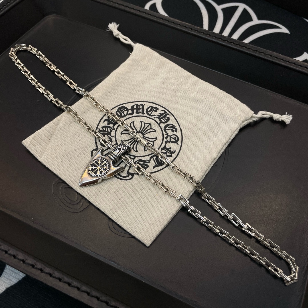 【CHROME HEARTS】ネックレス、新しいネックレス万能シンプルファッションオーナメント 240727