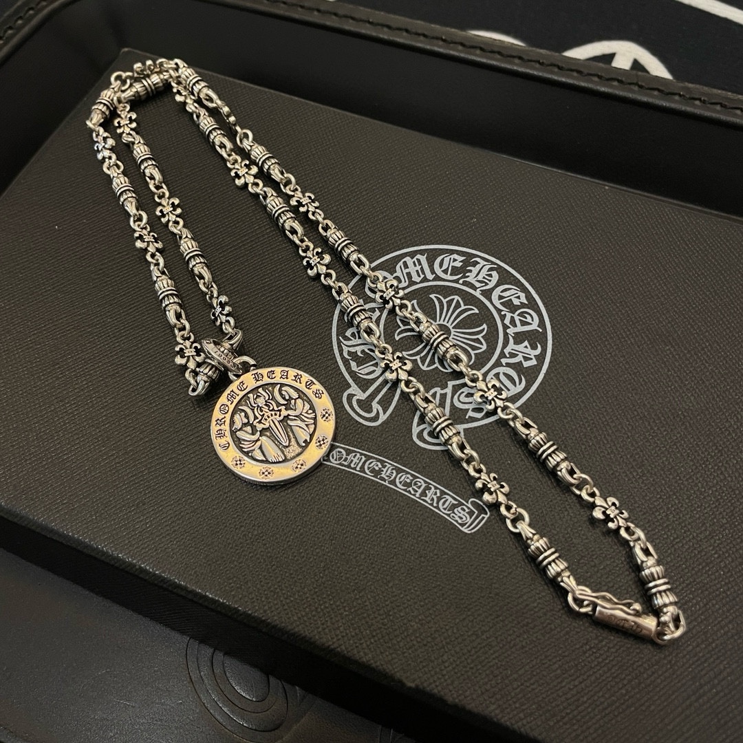 【CHROME HEARTS】ネックレス、新しいネックレス万能シンプルファッションオーナメント 240727