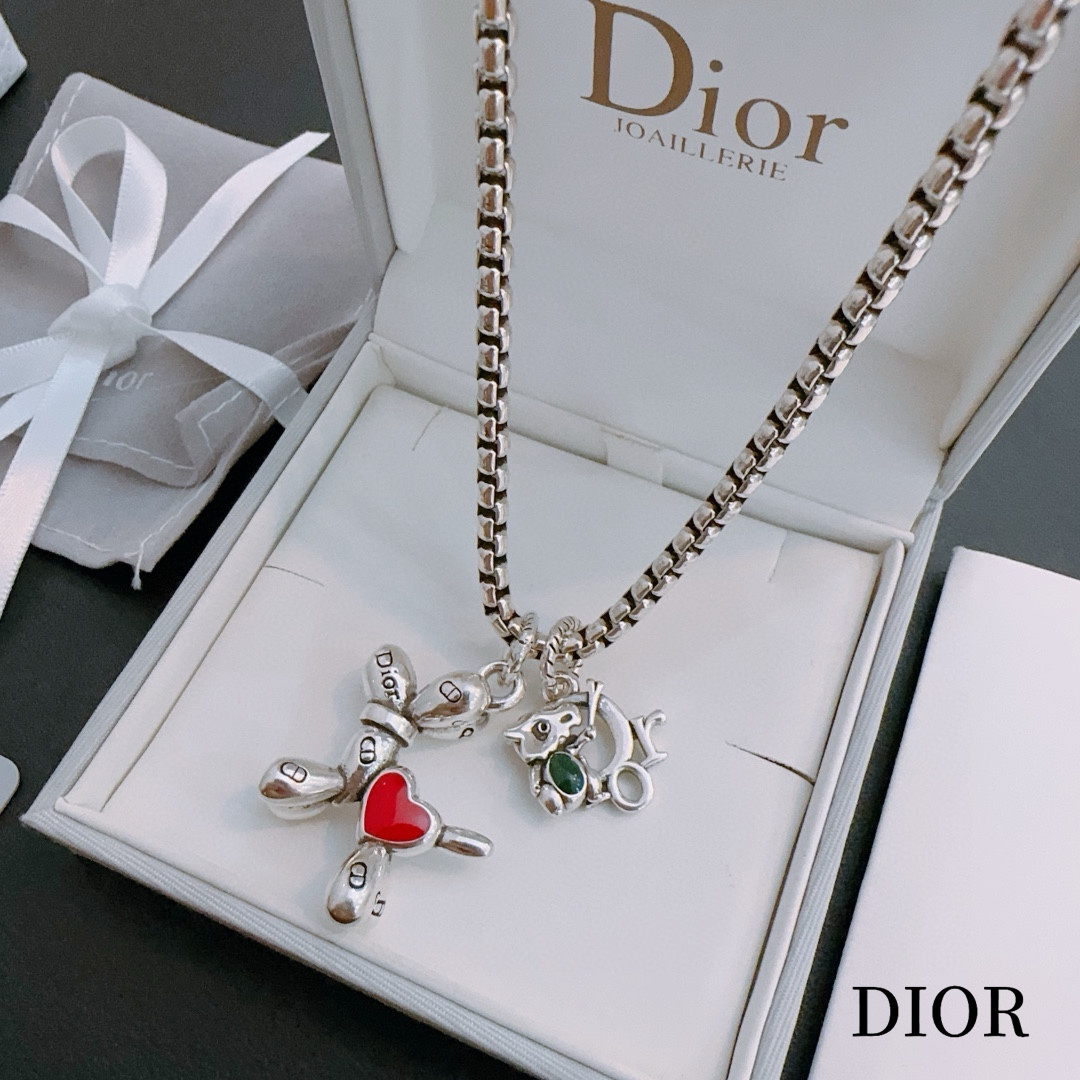 【DIOR】ネックレス、新しいネックレス万能シンプルファッションオーナメント 240730