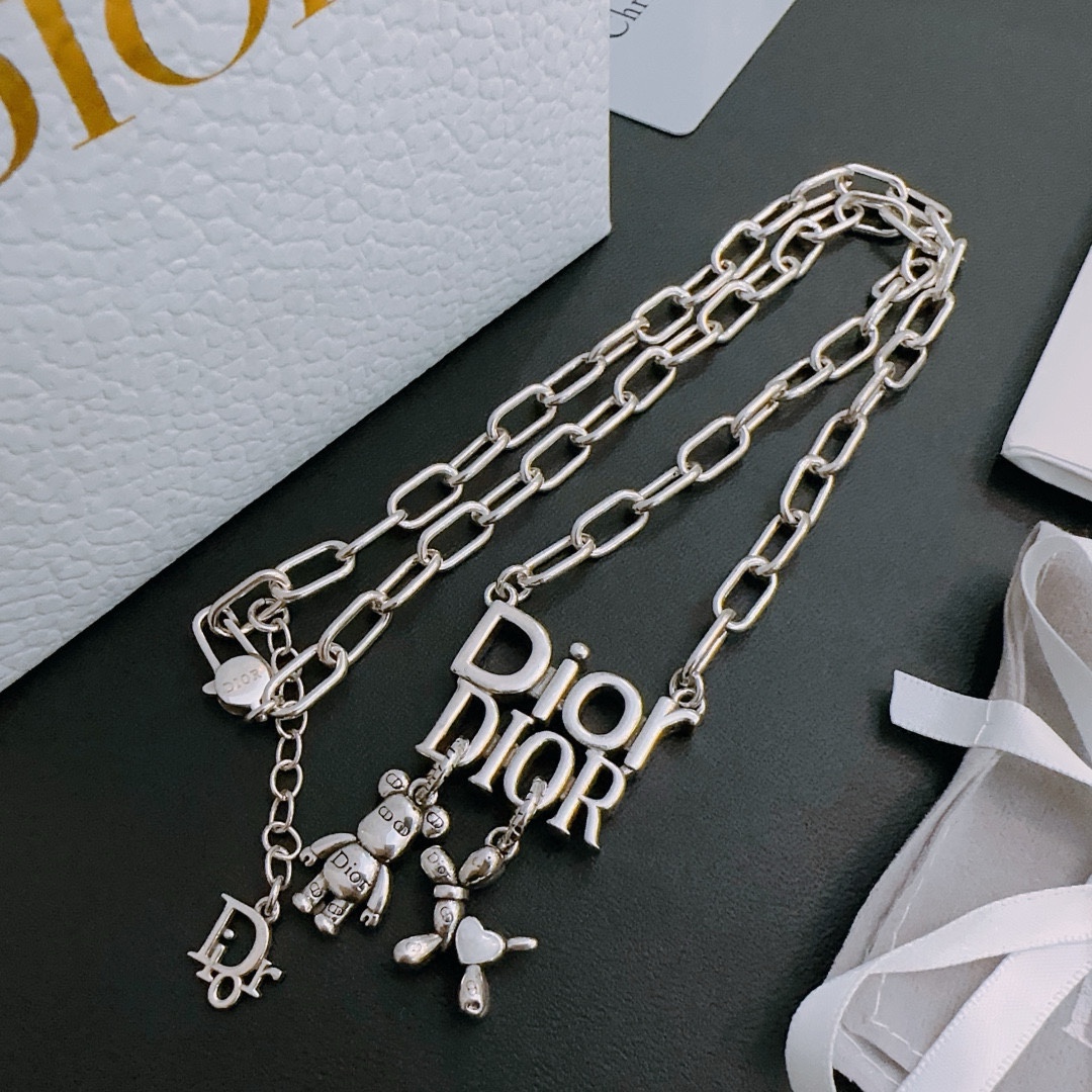【DIOR】ネックレス、新しいネックレス万能シンプルファッションオーナメント 240730