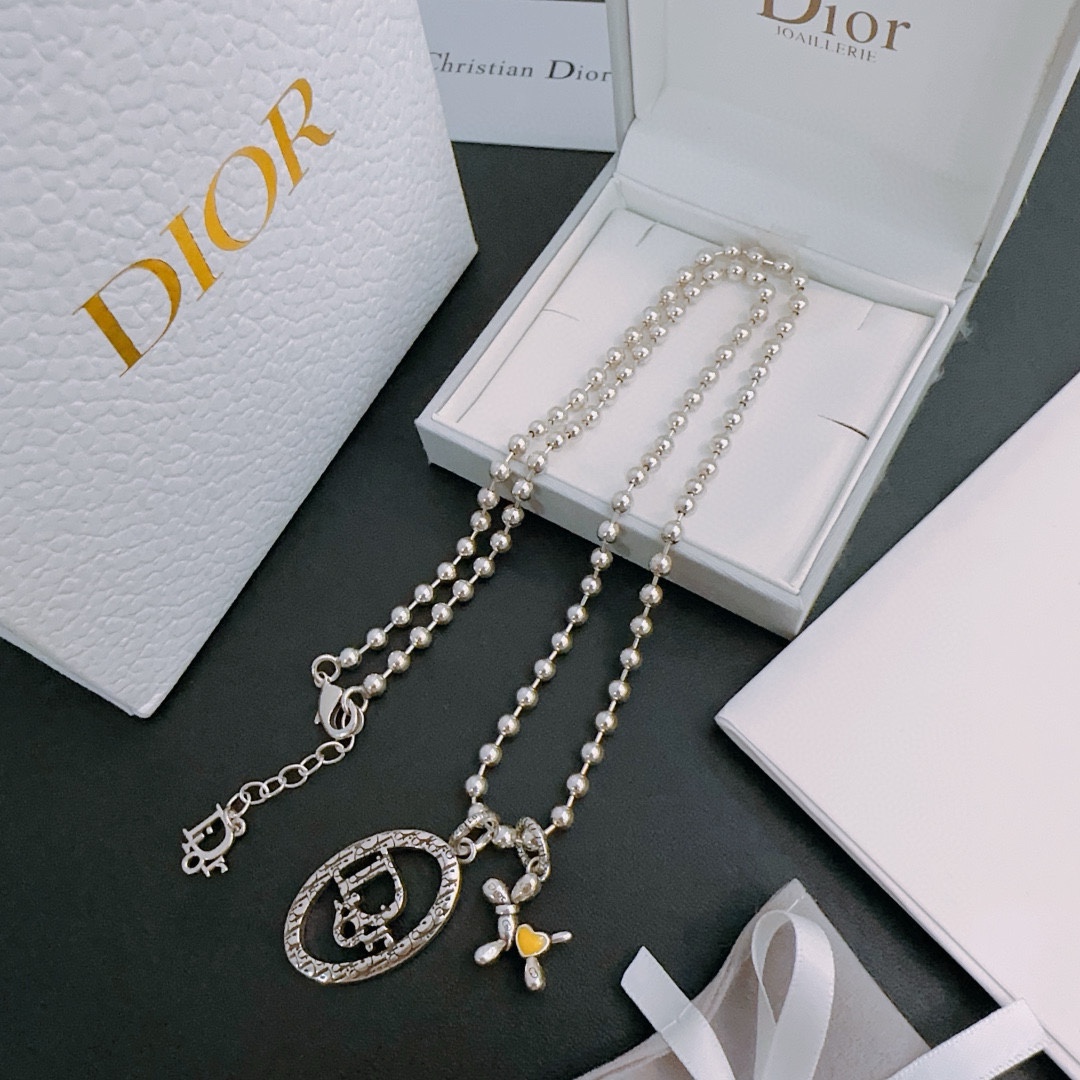 【DIOR】ネックレス、新しいネックレス万能シンプルファッションオーナメント 240730