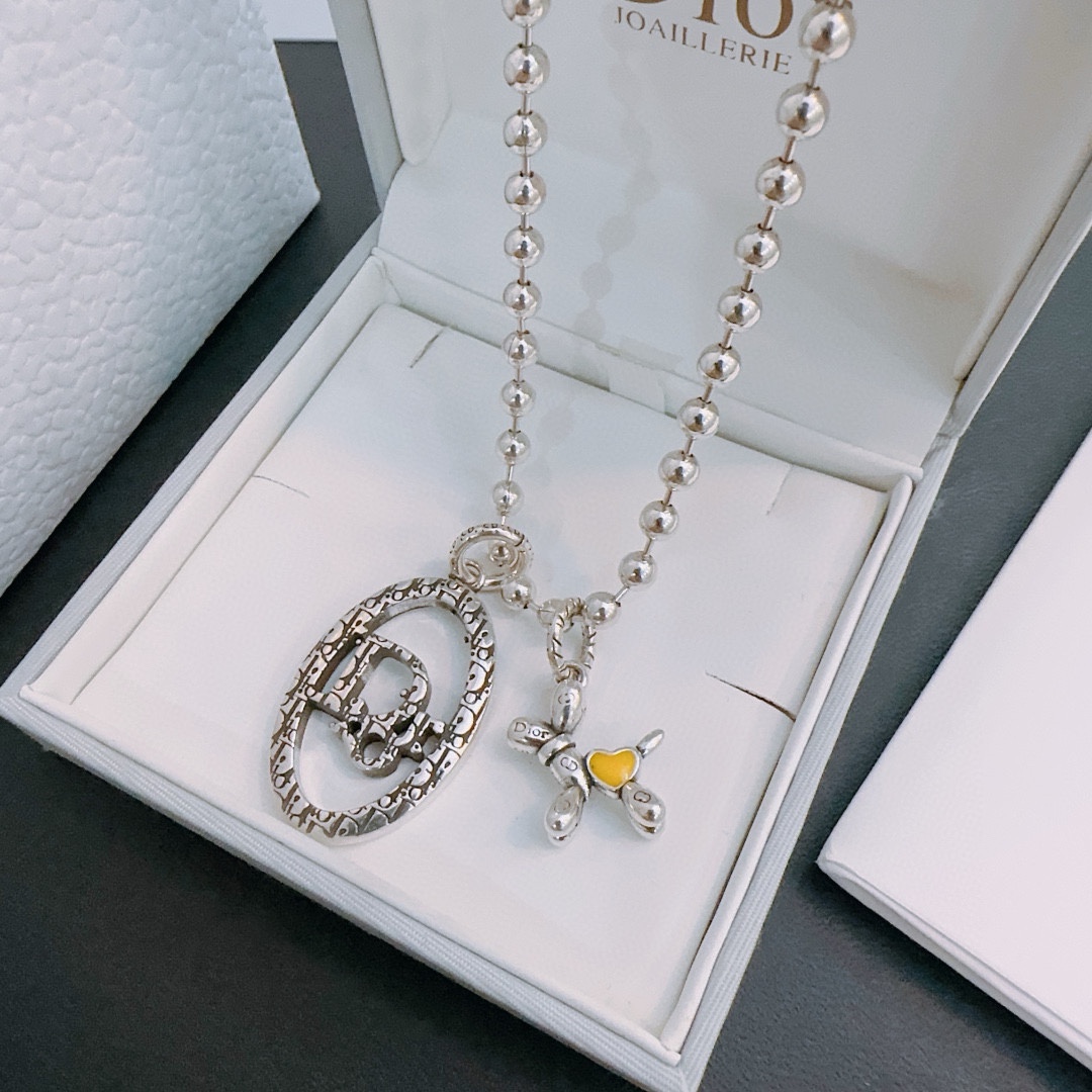 【DIOR】ネックレス、新しいネックレス万能シンプルファッションオーナメント 240730