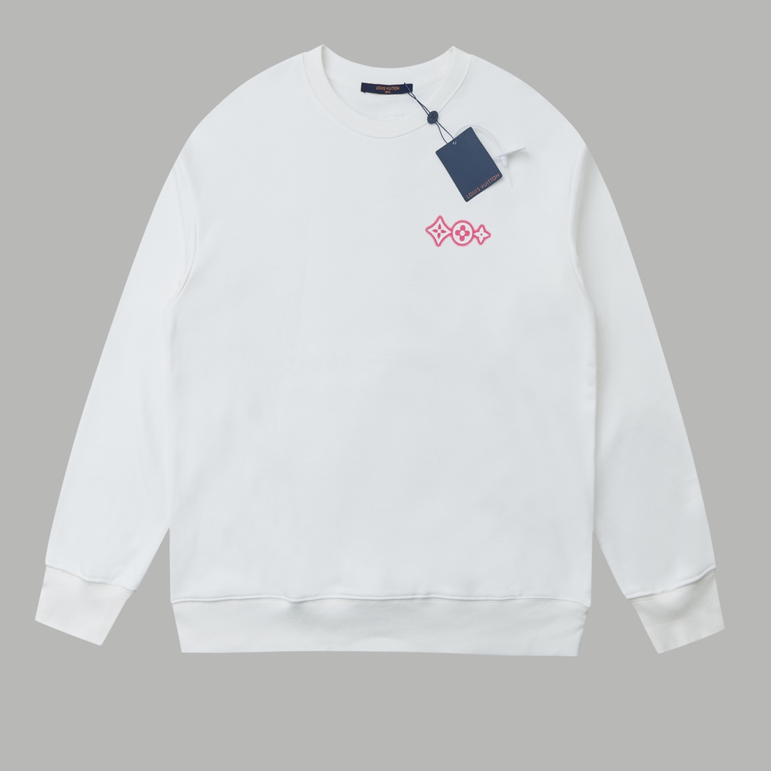 【LOUIS VUITTON  公式旗艦店】ルイヴィトン 丸首の衛衣 スウェット ご好評に付き再入荷  240902