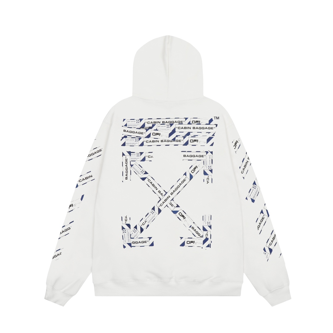 【OFF-WHITE  公式旗艦店】オフホワイトパーカースウェットご好評に付き再入荷 240806