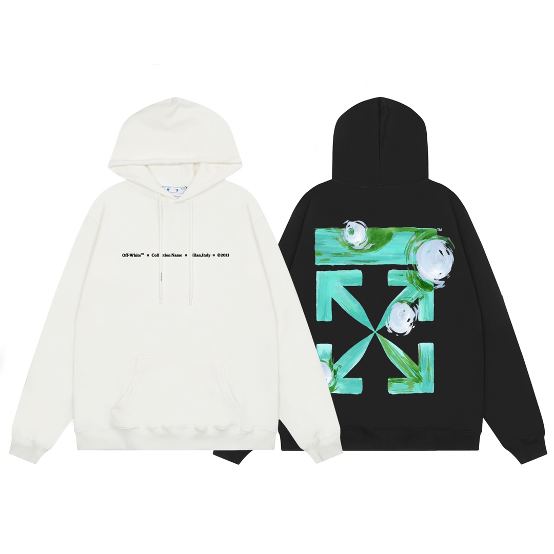 【OFF-WHITE  公式旗艦店】オフホワイトパーカースウェットご好評に付き再入荷 240806