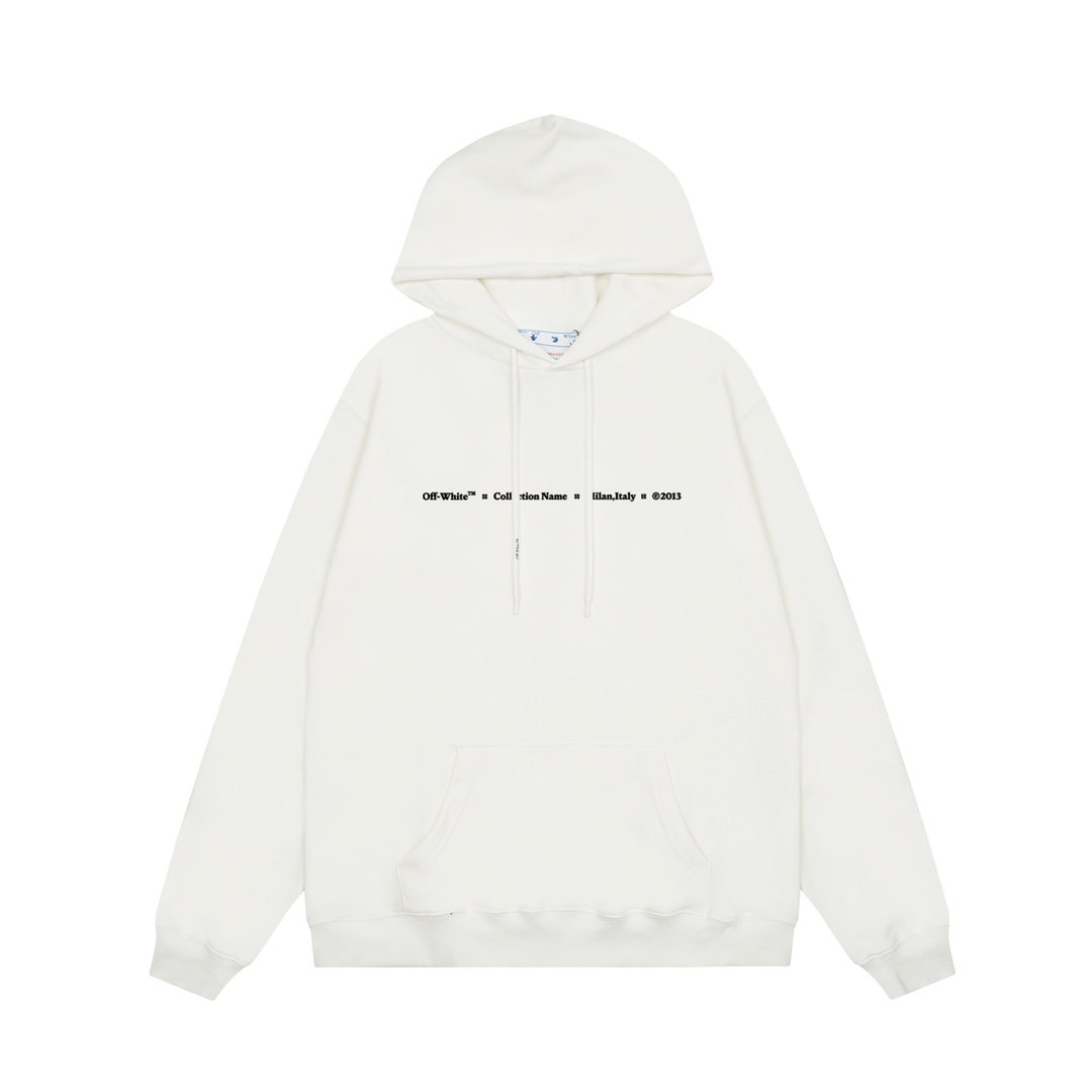 【OFF-WHITE  公式旗艦店】オフホワイトパーカースウェットご好評に付き再入荷 240806