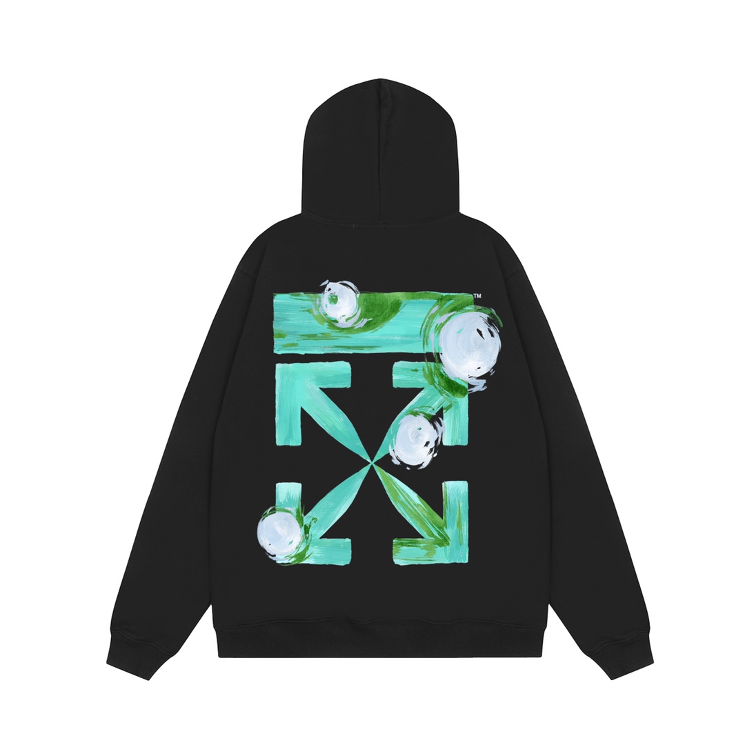 【OFF-WHITE  公式旗艦店】オフホワイトパーカースウェットご好評に付き再入荷 240806