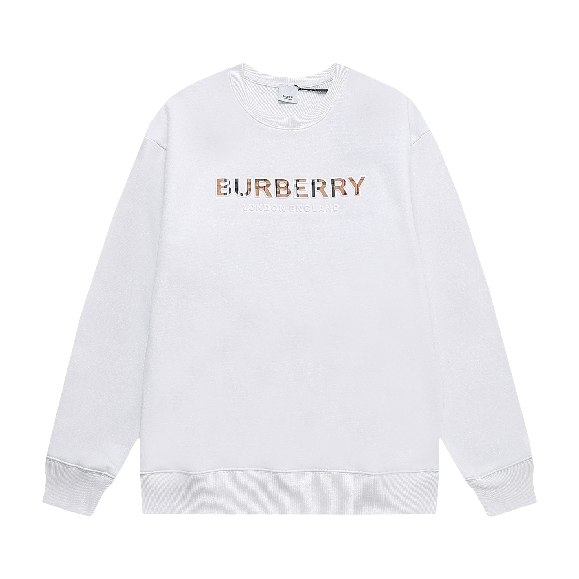 【BURBERRY  公式旗艦店】バーバリー 丸首の衛衣  パーカー ウェットご好評に付き再入荷  240809
