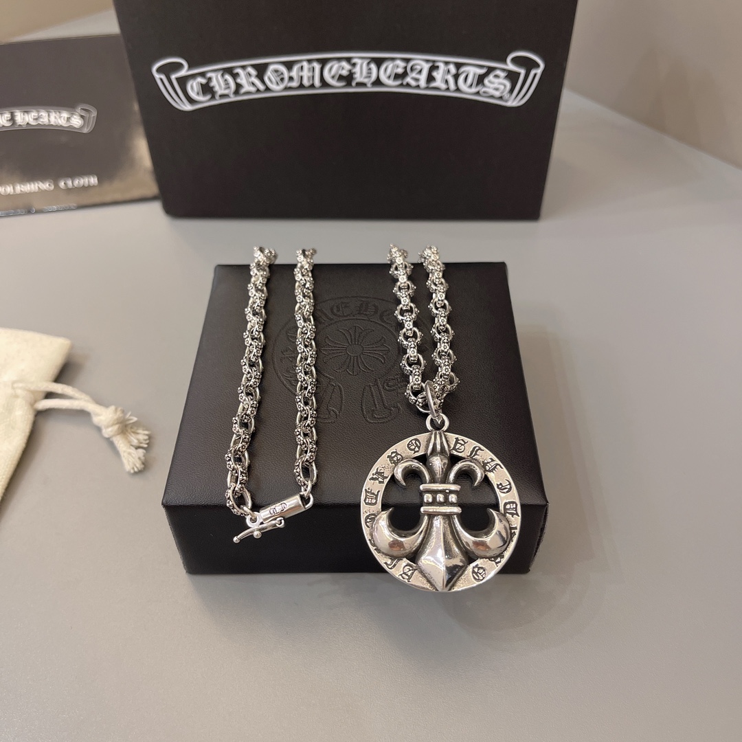 【CHROME HEARTS】ネックレス、新しいネックレス万能シンプルファッションオーナメント240812