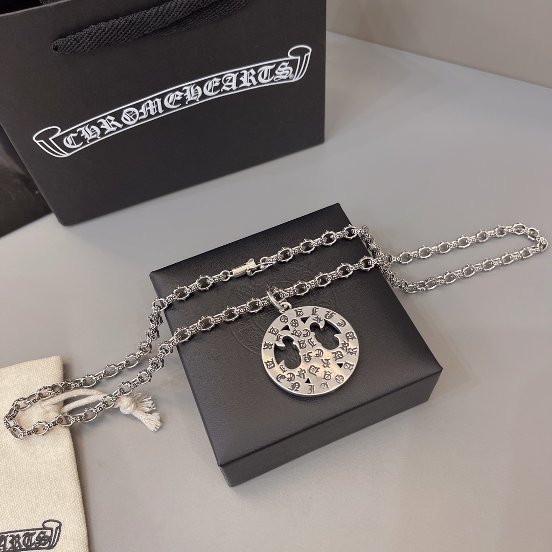 【CHROME HEARTS】ネックレス、新しいネックレス万能シンプルファッションオーナメント240812