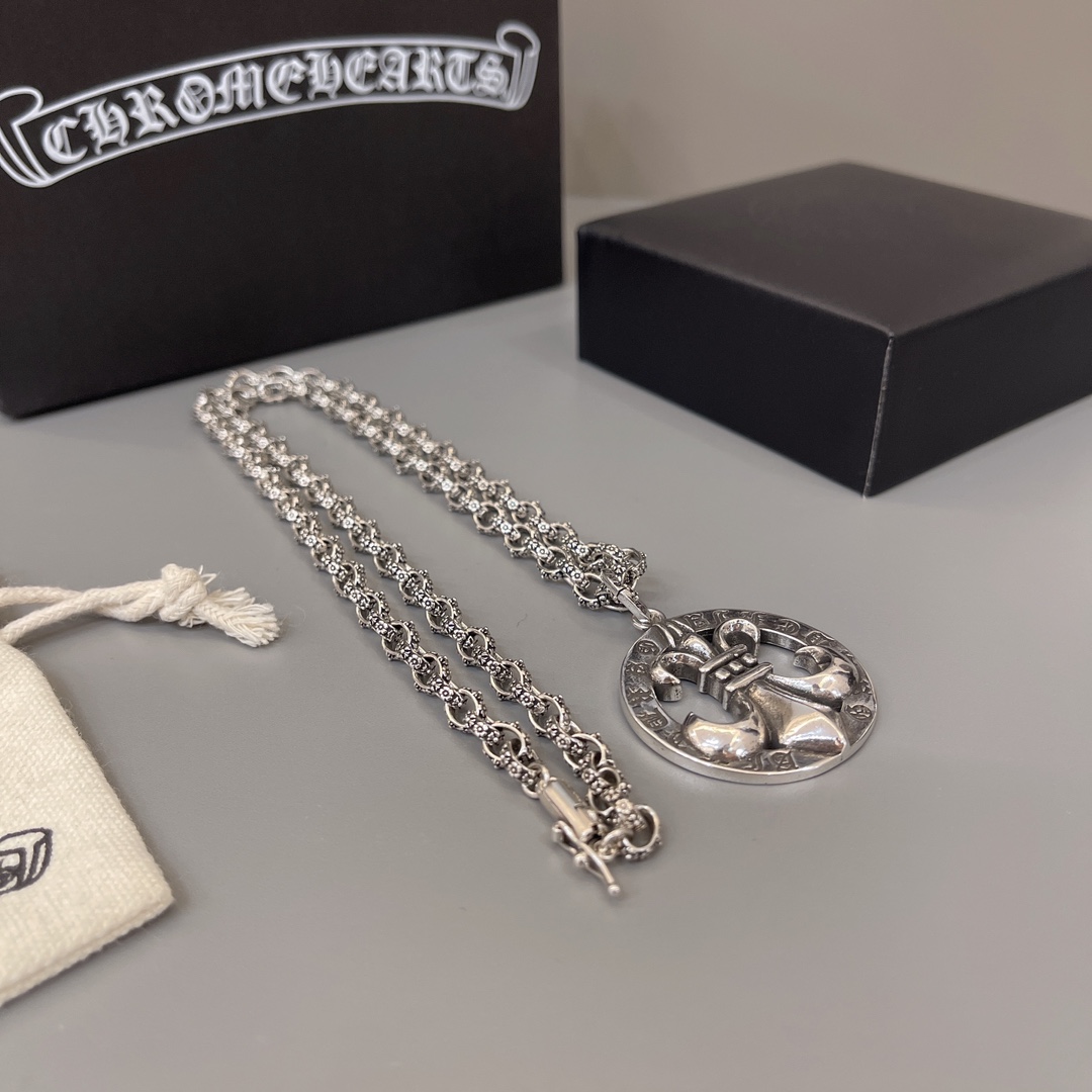 【CHROME HEARTS】ネックレス、新しいネックレス万能シンプルファッションオーナメント240812