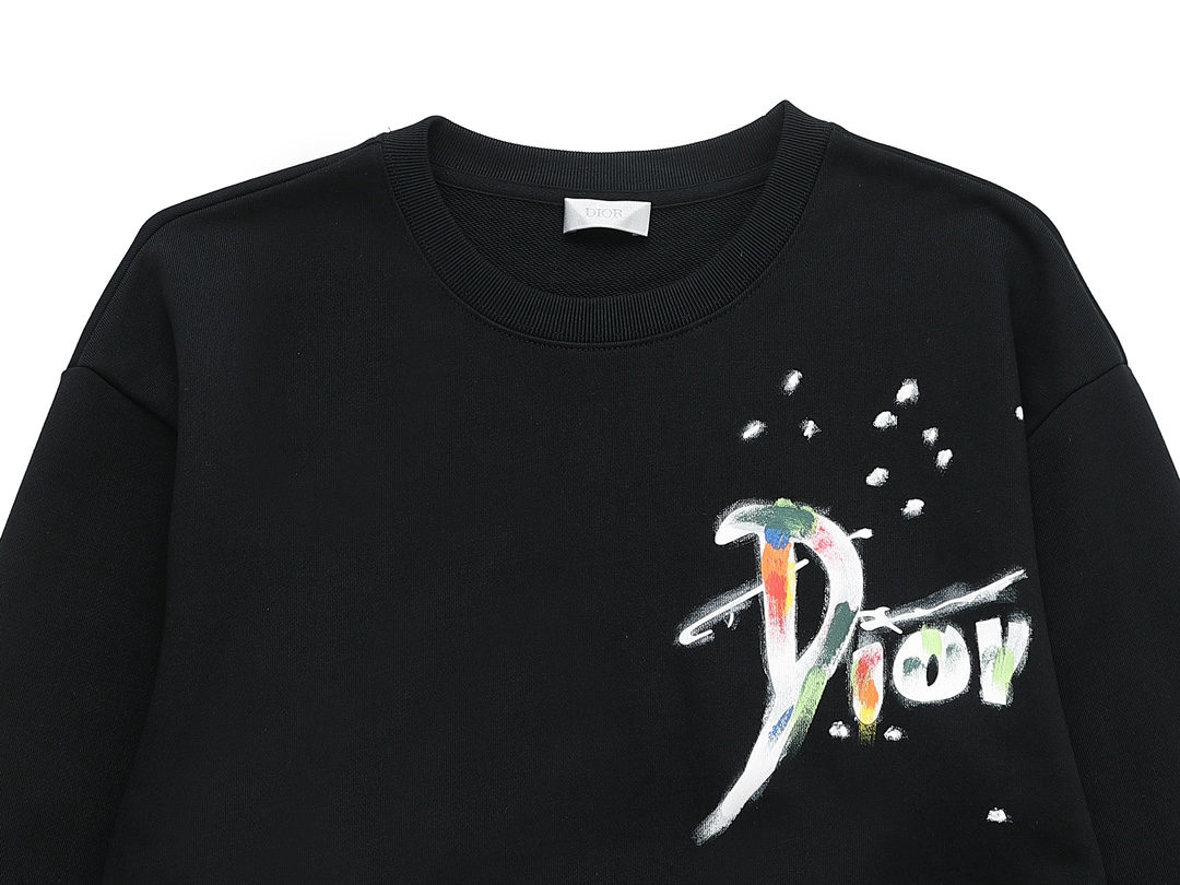 【DIOR  公式旗艦店】ディオール  丸首の衛衣 ご好評に付き再入荷 240809