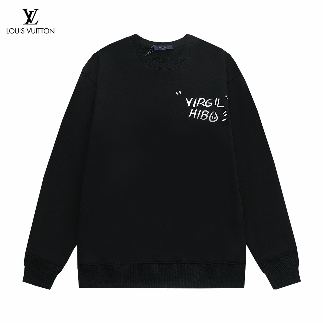 【LOUIS VUITTON  公式旗艦店】ルイヴィトン 丸首の衛衣 スウェット ご好評に付き再入荷 240808