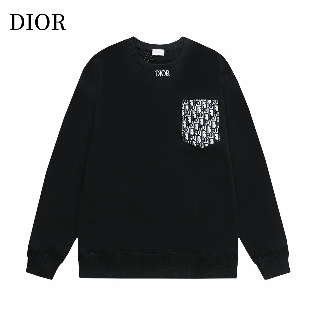 【DIOR  公式旗艦店】ディオール  丸首の衛衣 ご好評に付き再入荷 240809