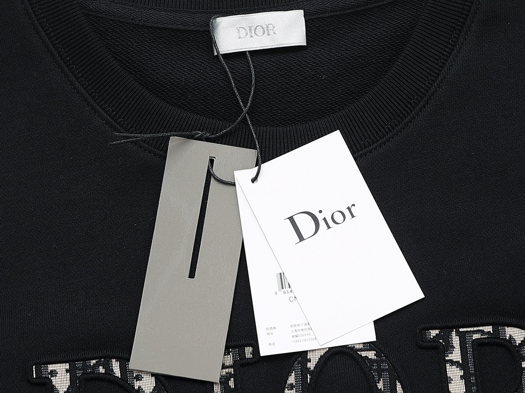【DIOR  公式旗艦店】ディオール  丸首の衛衣 ご好評に付き再入荷 240809
