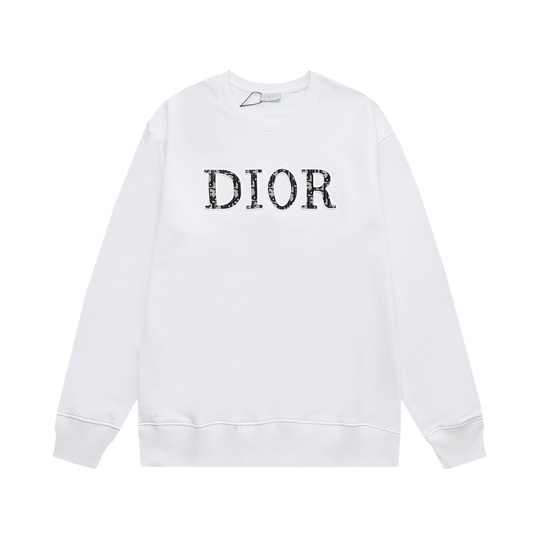 【DIOR  公式旗艦店】ディオール  丸首の衛衣 ご好評に付き再入荷 240809