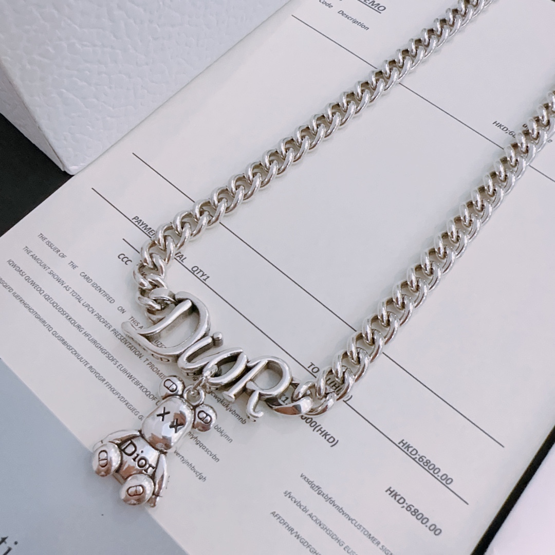 【DIOR】ネックレス、新しいネックレス万能シンプルファッションオーナメント240812