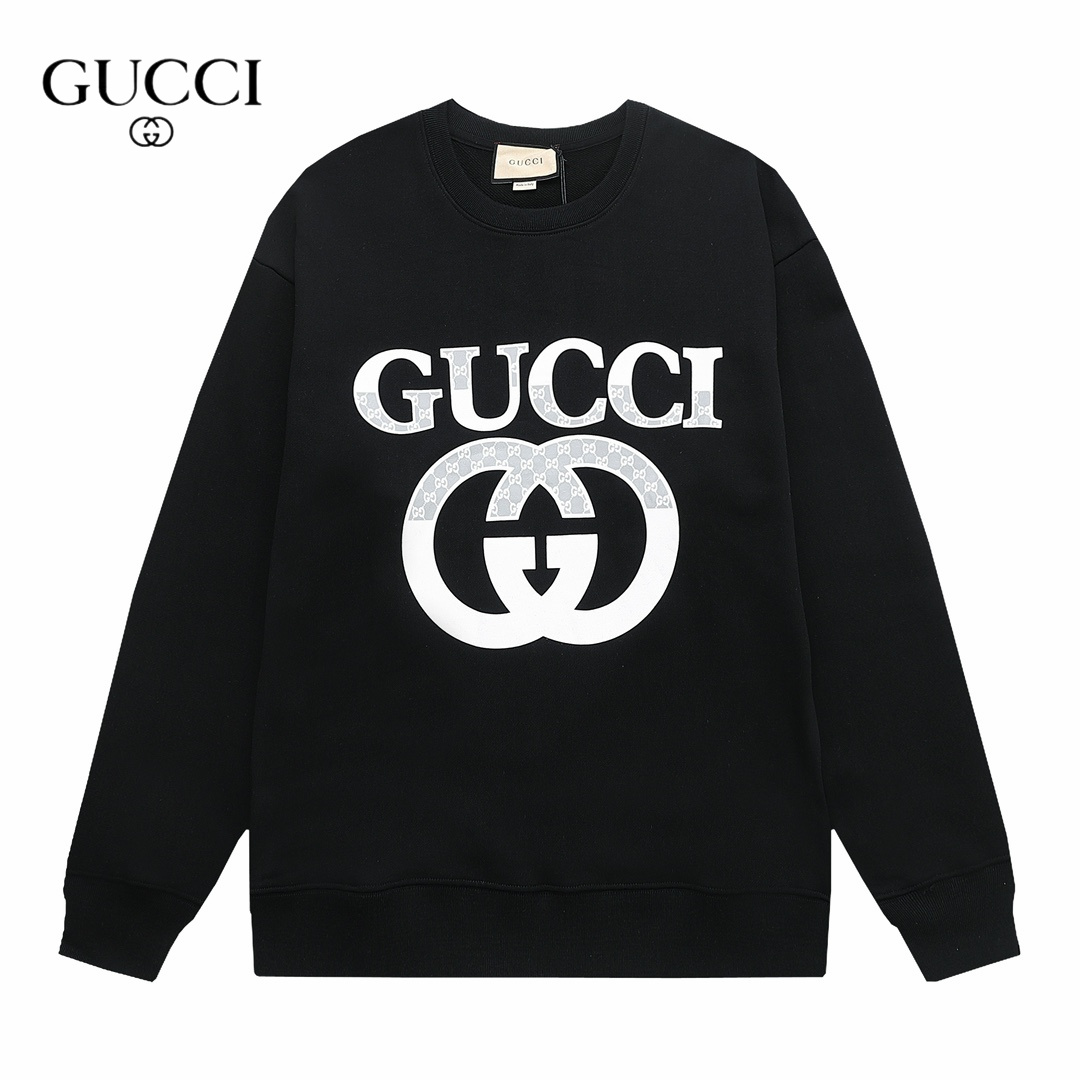 【GUCCI  公式旗艦店】グッチ 丸首の衛衣 スウェットご好評に付き再入荷 240811