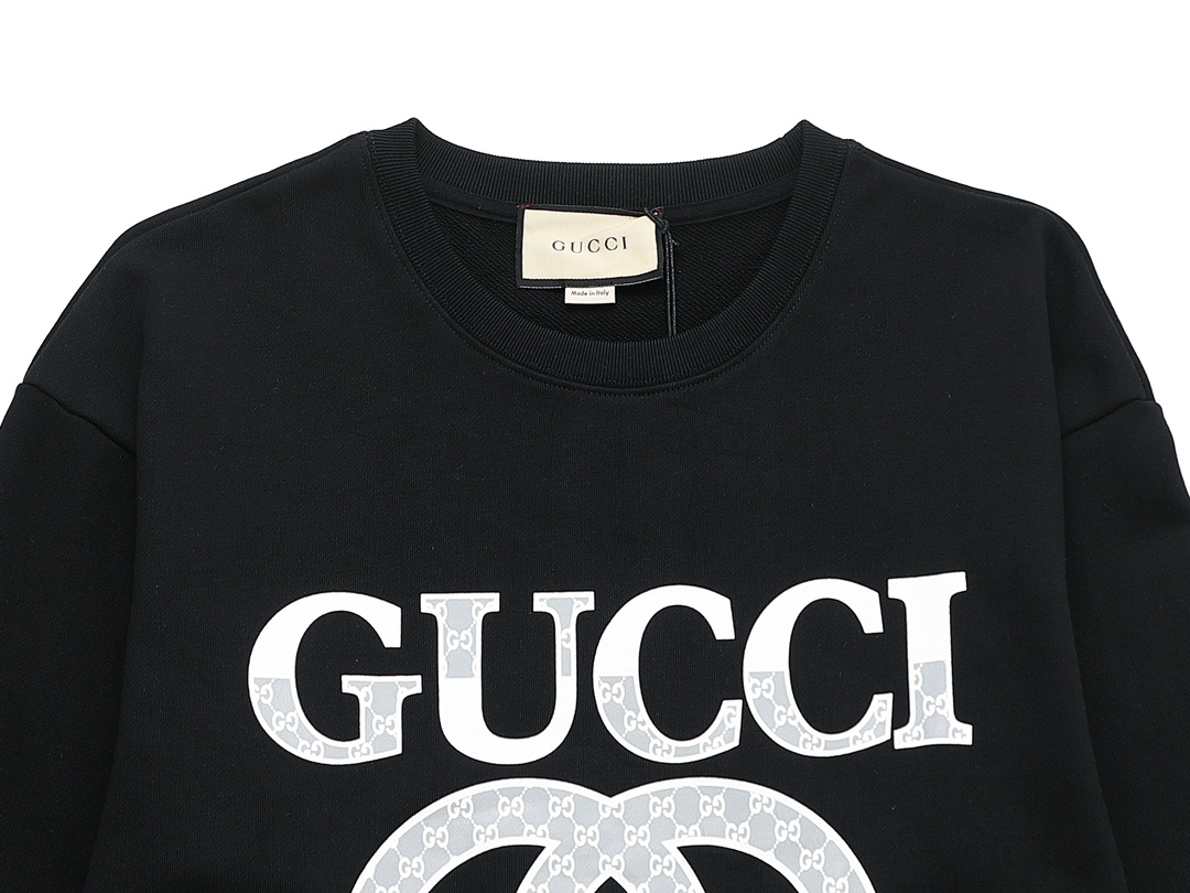 【GUCCI  公式旗艦店】グッチ 丸首の衛衣 スウェットご好評に付き再入荷 240811