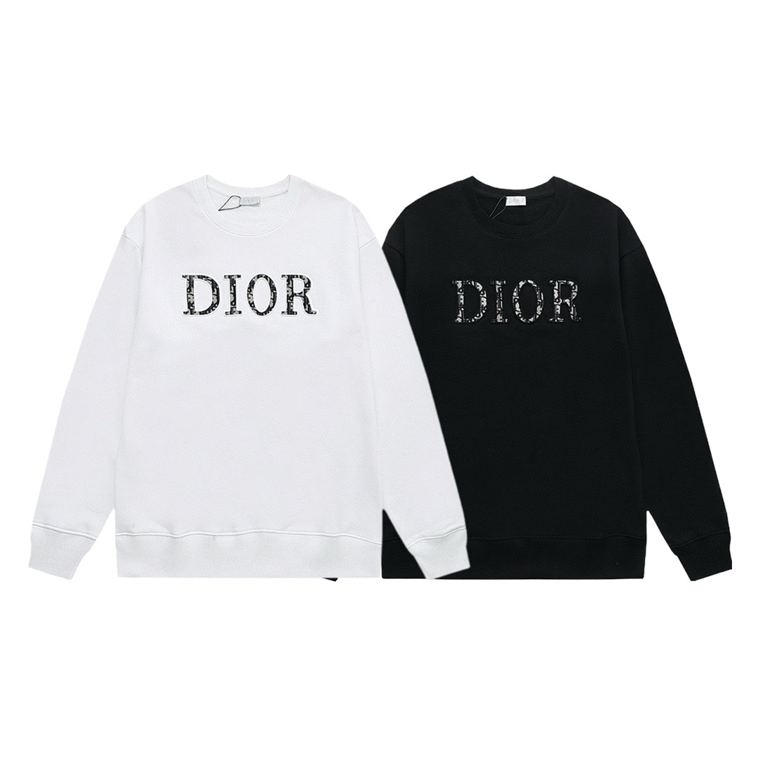 【DIOR  公式旗艦店】ディオール  丸首の衛衣 ご好評に付き再入荷 240809