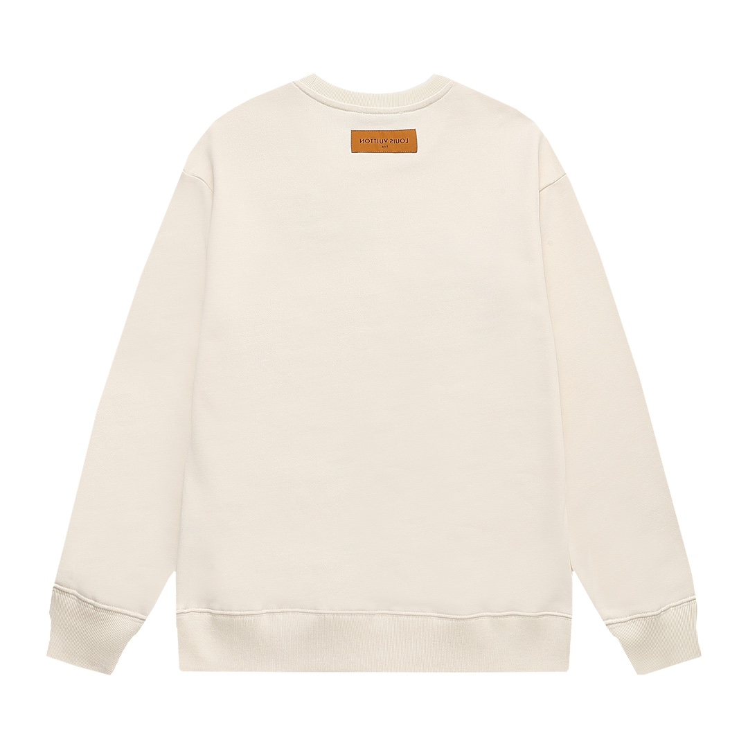 【LOUIS VUITTON  公式旗艦店】ルイヴィトン 丸首の衛衣 スウェット ご好評に付き再入荷 240811