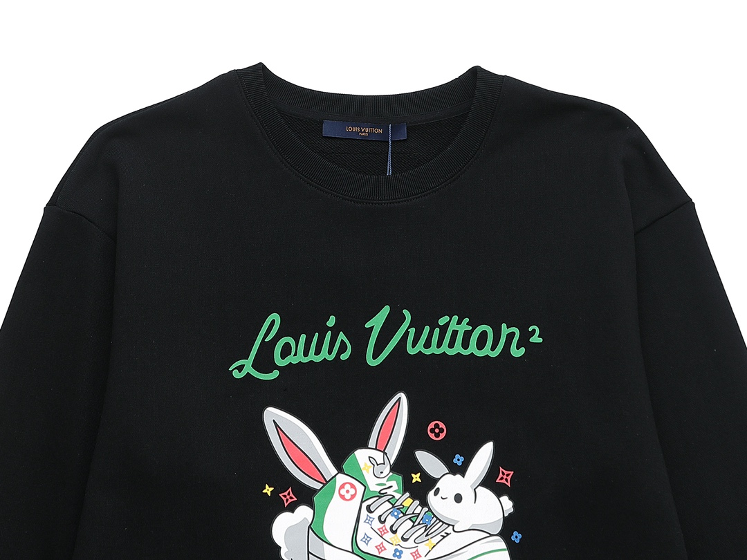 【LOUIS VUITTON  公式旗艦店】ルイヴィトン 丸首の衛衣 スウェット ご好評に付き再入荷 240811