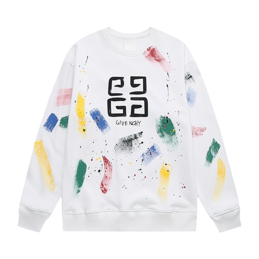 【GIVENCHY  公式旗艦店】ジバンシー 丸首の衛衣 スウェットご好評に付き再入荷 240809