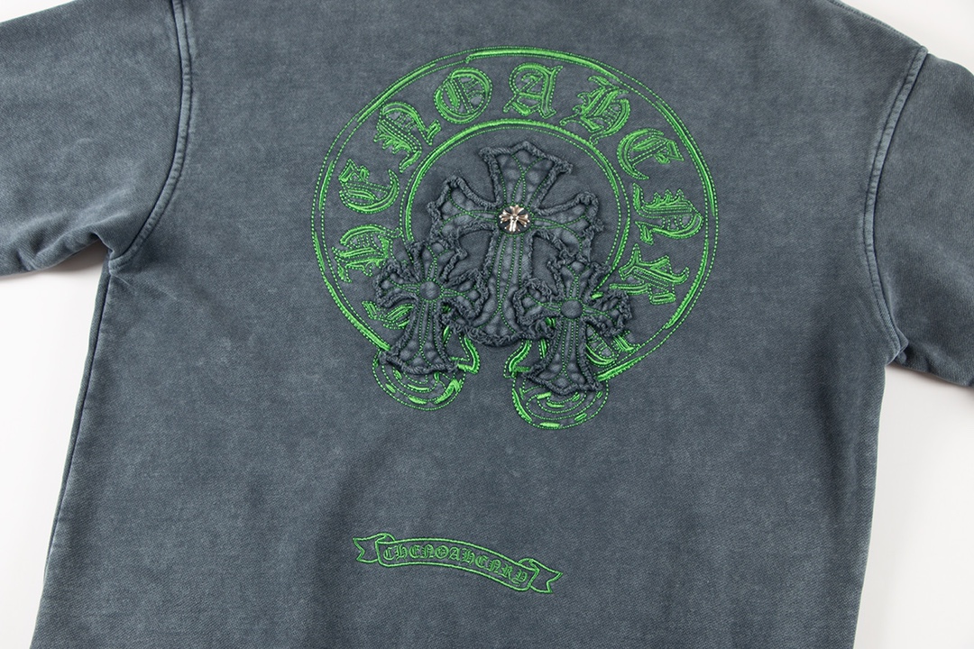 【CHROME HEARTS 公式旗艦店】クロムハーツ  丸首の衛衣  スウェットご好評に付き再入荷！