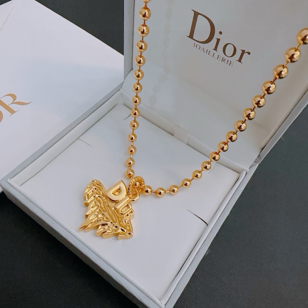 【DIOR】ネックレス、新しいネックレス万能シンプルファッションオーナメント240812
