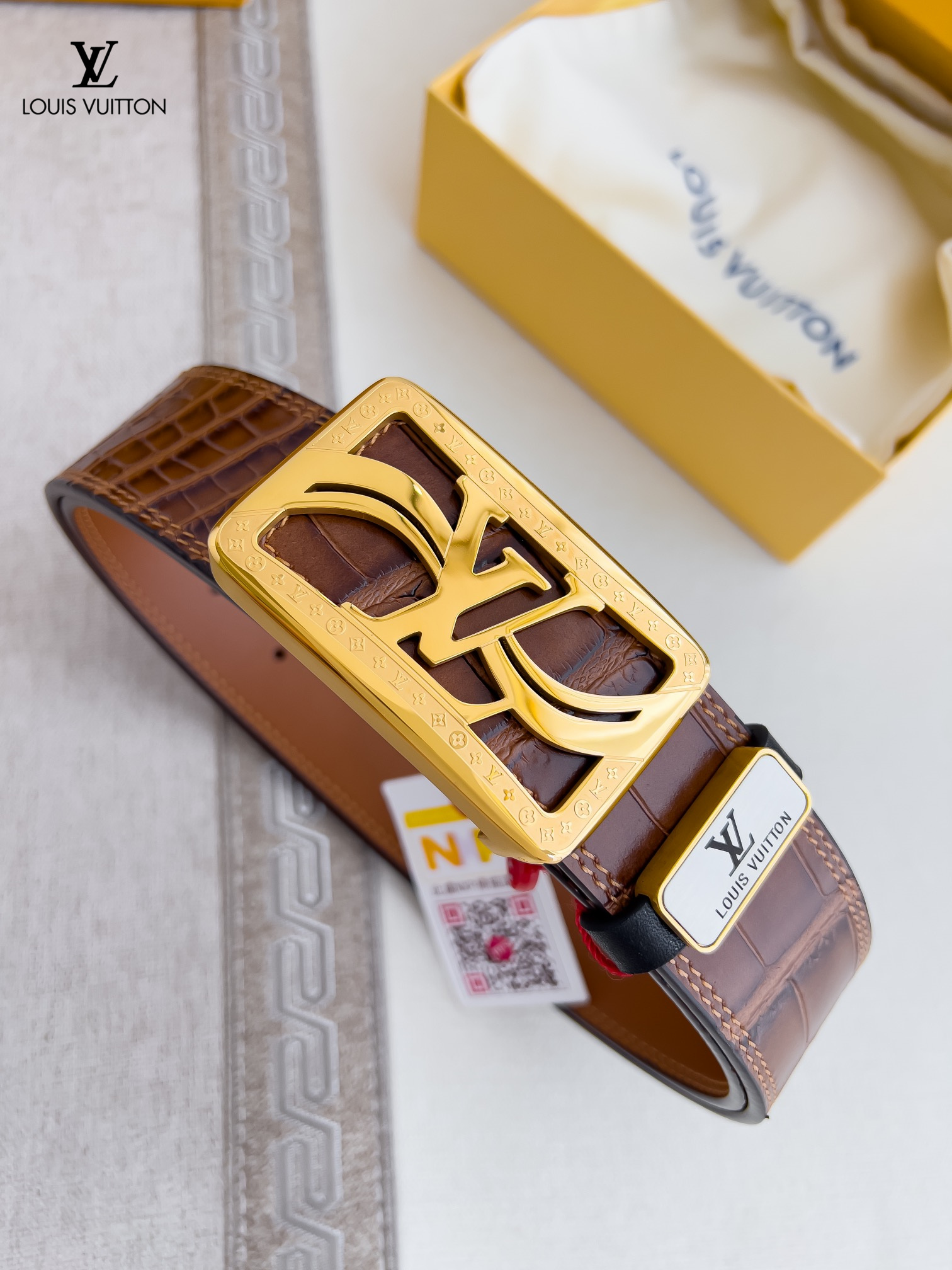 LV【LOUIS VUITTON】(ルイヴィトン) 3.8cmベルト メンズ  240903