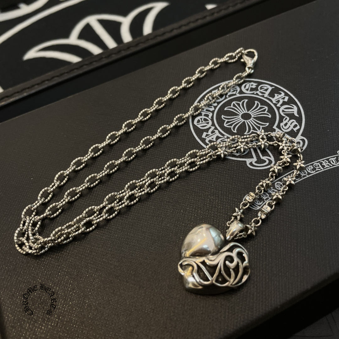【CHROME HEARTS】ネックレス、新しいネックレス万能シンプルファッションオーナメント240812
