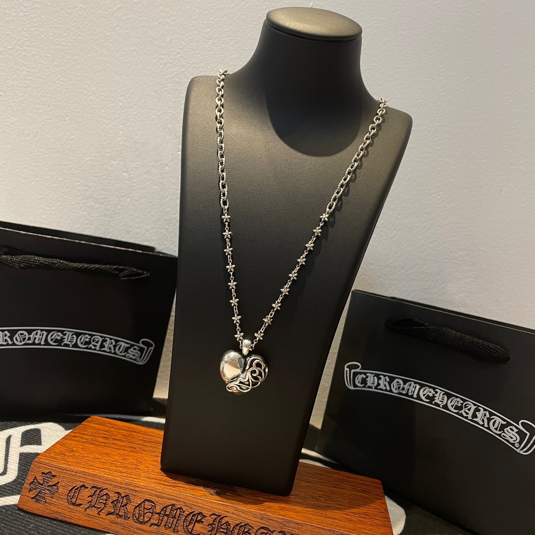 【CHROME HEARTS】ネックレス、新しいネックレス万能シンプルファッションオーナメント240812