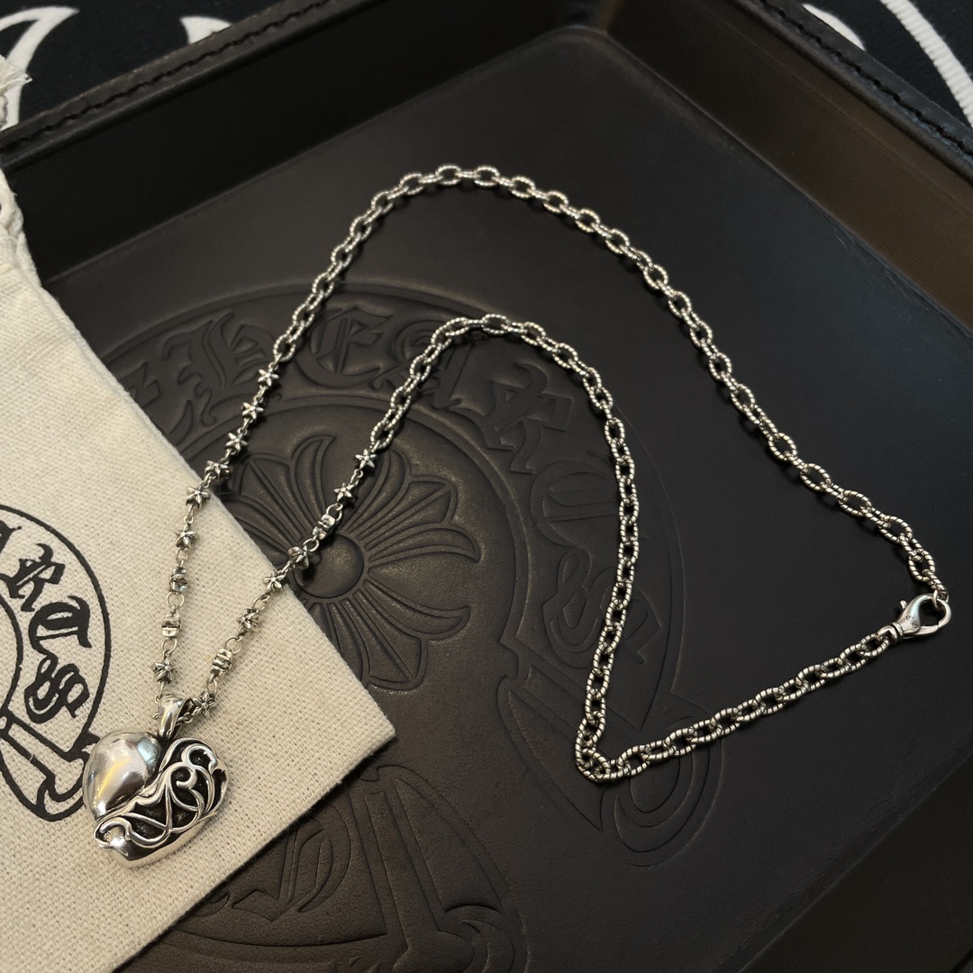 【CHROME HEARTS】ネックレス、新しいネックレス万能シンプルファッションオーナメント240812