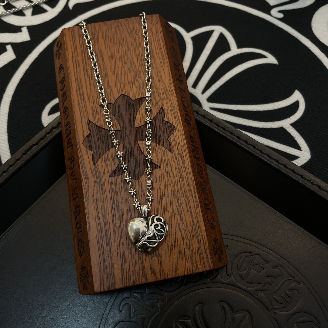 【CHROME HEARTS】ネックレス、新しいネックレス万能シンプルファッションオーナメント240812