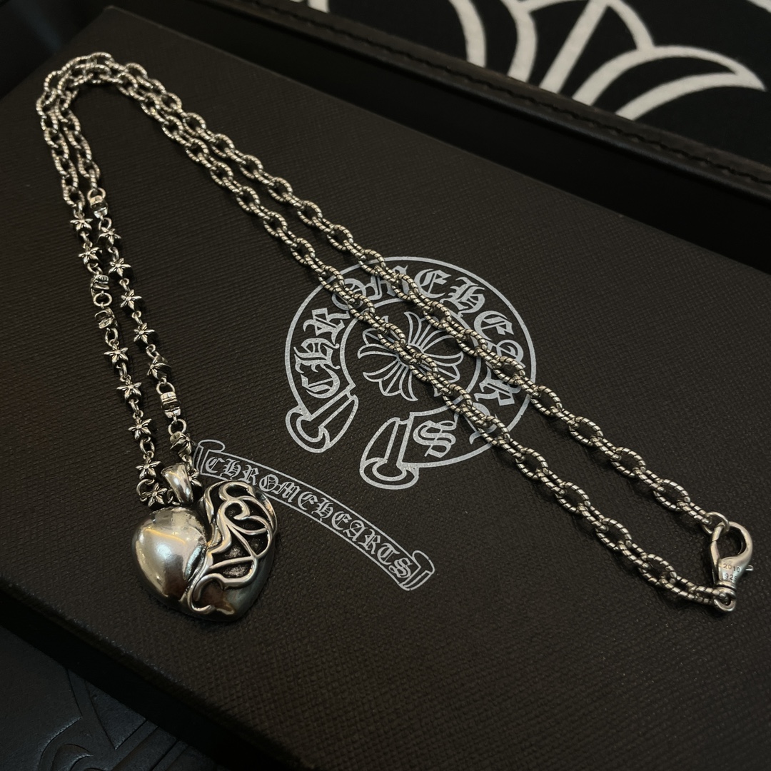 【CHROME HEARTS】ネックレス、新しいネックレス万能シンプルファッションオーナメント240812